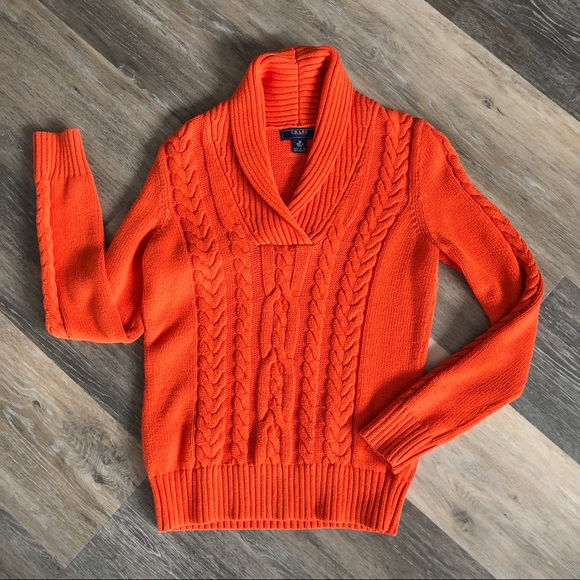 chaps cable knit sweater
